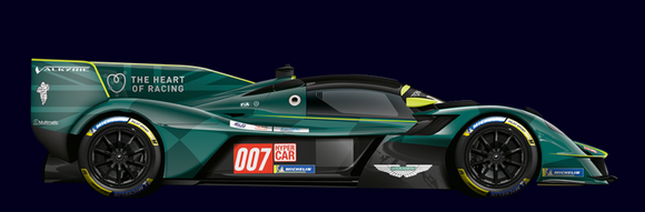 (Pre-Order) 1:64 2025 Le Mans 24h -- #007 Aston Martin Valkyrie THOR Team -- Spark