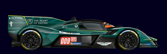 (Pre-Order) 1:18 2025 Le Mans 24h -- #009 Aston Martin Valkyrie THOR Team -- Spark