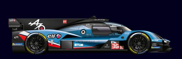 (Pre-Order) 1:18 2025 Le Mans 24h -- #36 Alpine Endurance Team -- Spark
