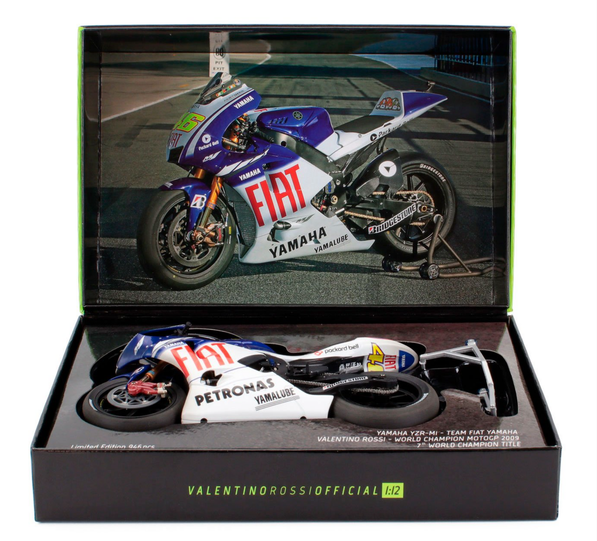 スポーツ MINICHAMPS yamaha YZR-M1 2010 Minichamps Yzr M1 2010 MINICHAMPS YAMAHA YZR-M1 VR46 MOTO GP 2008