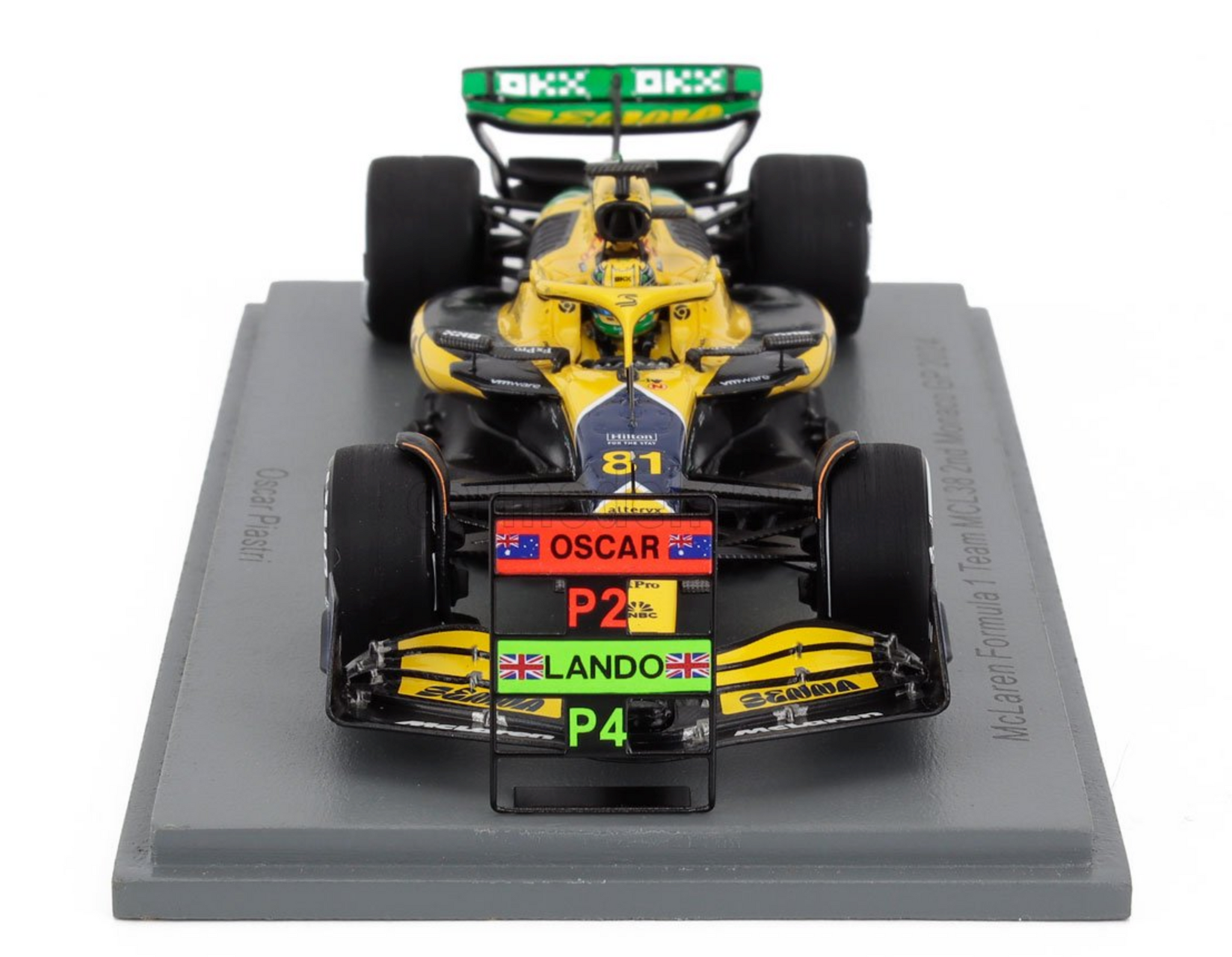 1:43 2024 Oscar Piastri - Monaco GP (Senna Tribute) - #81 McLaren MCL3