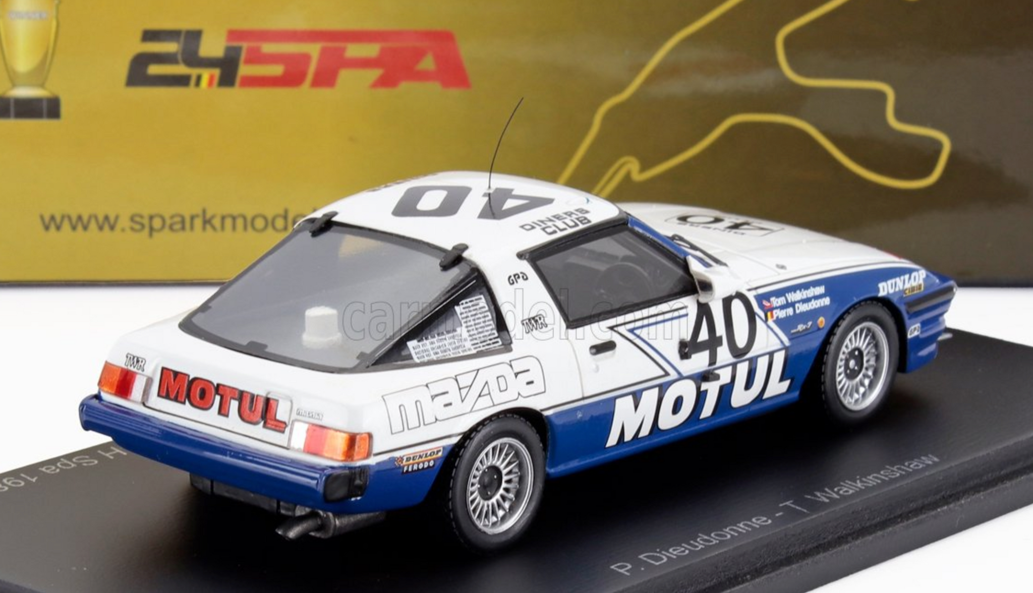 1⁄43 spark Bizarre 1/43 MAZDA RX-7 Winner SPA 1981 #40 T.Walkinshow/