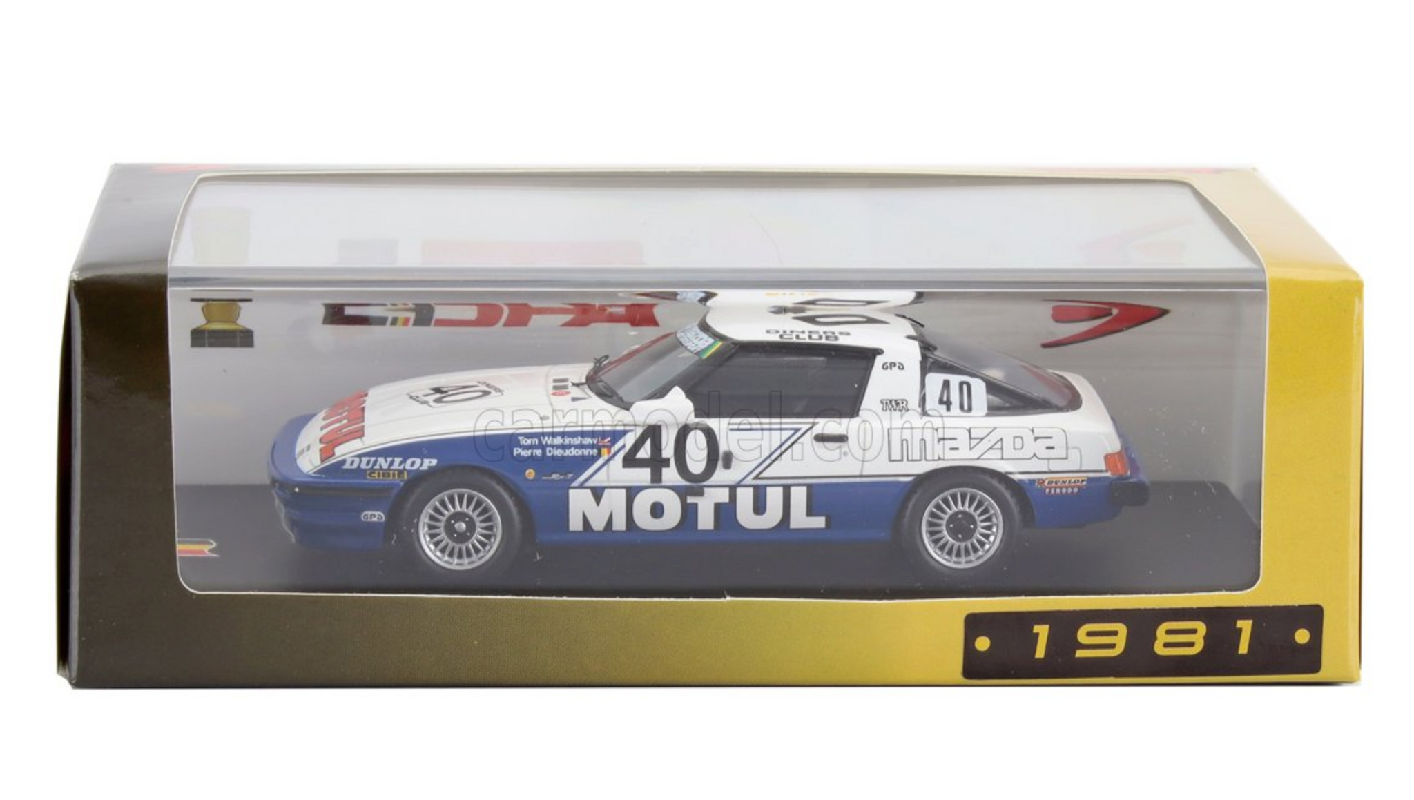1:43 1981 Spa 24h Winner -- #40 Mazda RX7 (FB) -- Spark 43SPA1981