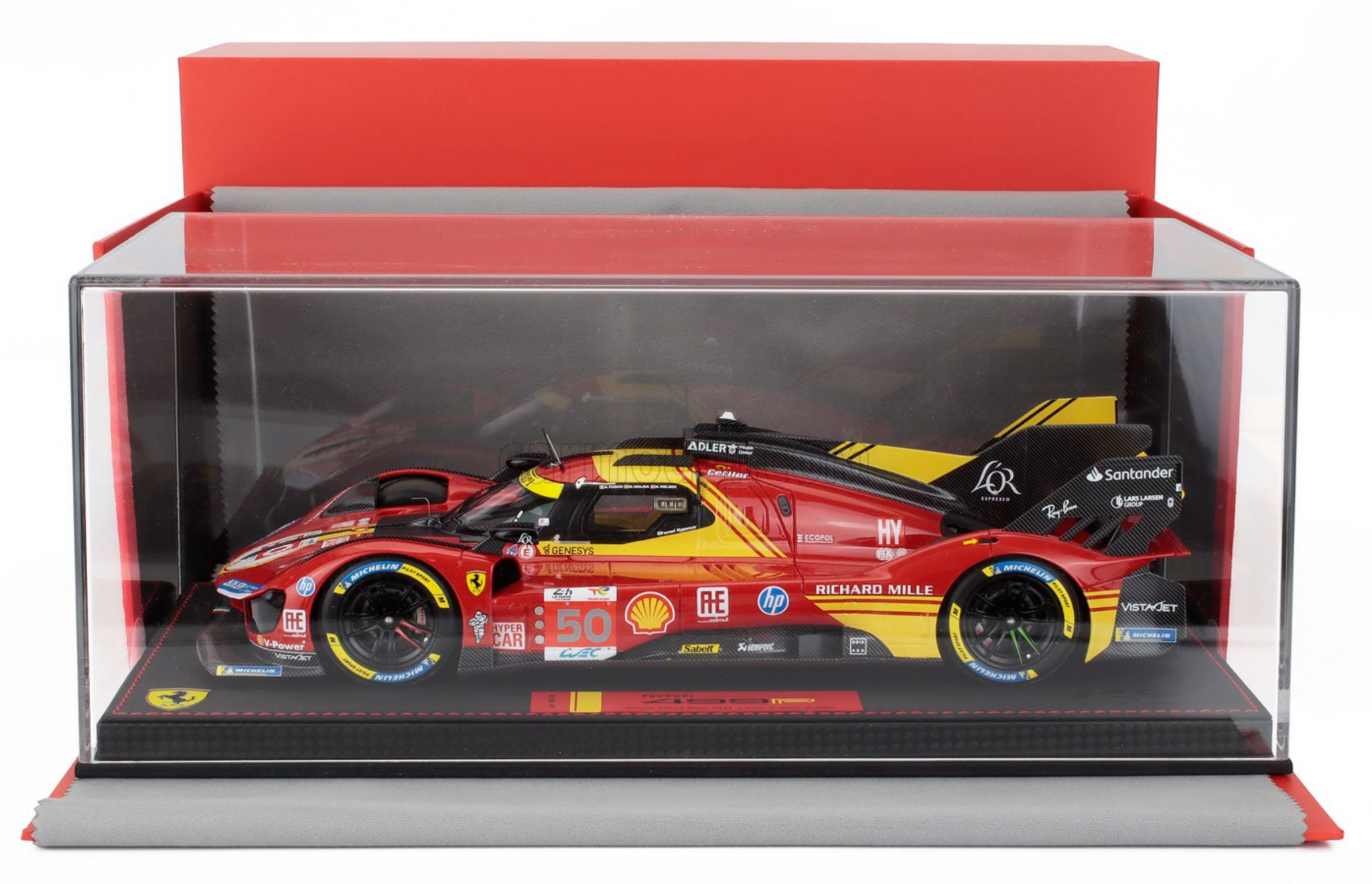Ferrari 499P n° 50 Winner 24h Le Mans 2024 1/18 BBR Models P18252A Ferrari 499P n° 50 Winner 24h Le Mans 2024 1/18 BBR Models P18252A