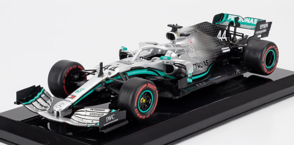 1:24 2019 Lewis Hamilton - World Champion - #44 Mercedes W10 -- Atlas/Edicola F1