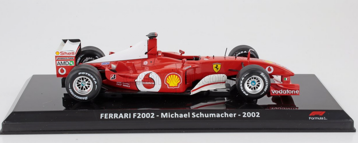 1:24 2002 Michael Schumacher - World Champion - Ferrari F2002 - Atlas/