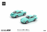 (Pre-Order) 1:64 Singer 964 (Porsche 911) -- Tiffany Blue -- Pop Race