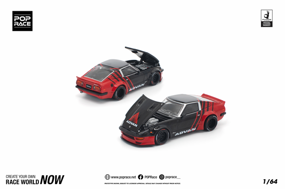 (Pre-Order) 1:64 Nissan Fairlady 280ZX PANDEM -- ADVAN -- Pop Race