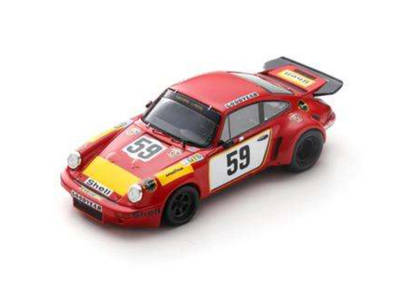 (Pre-Order) 1:64 1975 Le Mans 24h -- #59 Porsche 911 Carrera RSR -- Spark