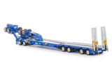 1:50 4x8 Trailer Set w/ Hydraulic Neck - Light Blue -- Drake Truck ZT09344