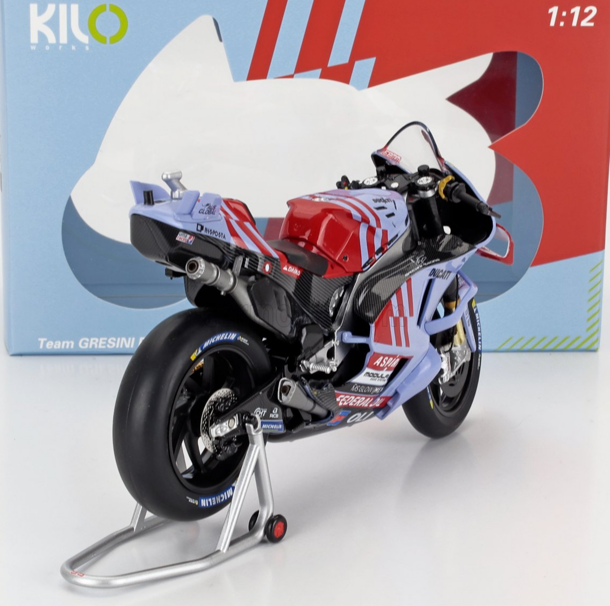 1:12 2024 MotoGP -- Marc Marquez -- #93 Ducati Desmosedici GP23 -- KIL 1:12 2024 MotoGP -- Marc Marquez -- #93 Ducati Desmosedici GP23 -- KIL