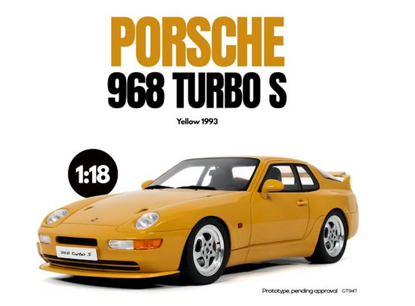 UT Models Porsche turbo S イエロー 1:18 絶版 1/18 Porsche 993 Turbo S UT Models Diecast Model Car | Very Rare