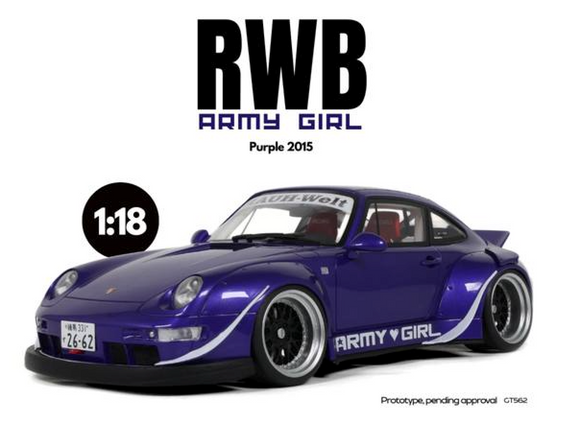(Pre-Order) 1:18 RWB 993 (Porsche 911) -- 