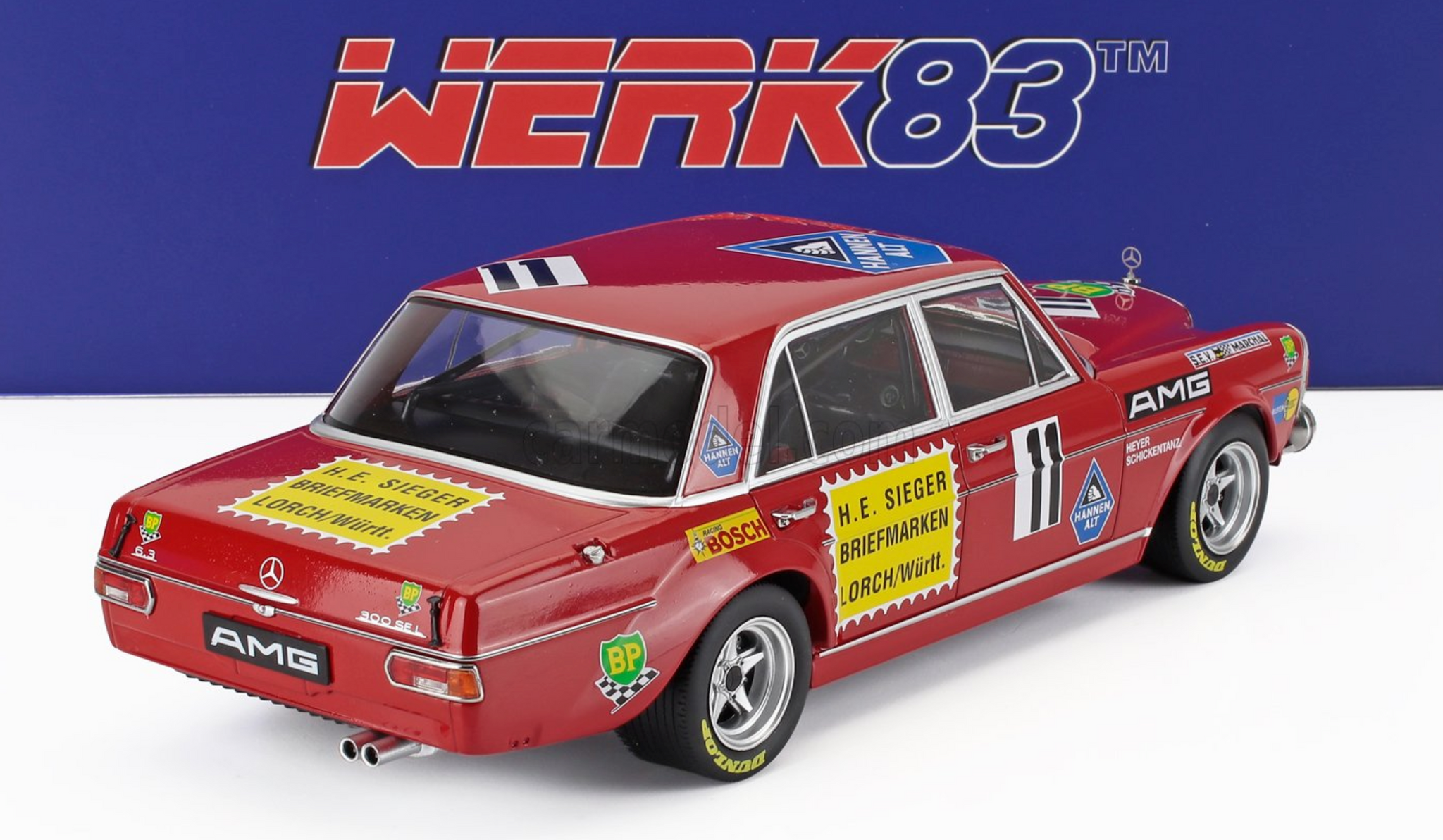 未開封 1/18 MERCEDES-BENZ 300 SEL 6.8 1971 1:18 1971 Paul Ricard 12h -- #11 