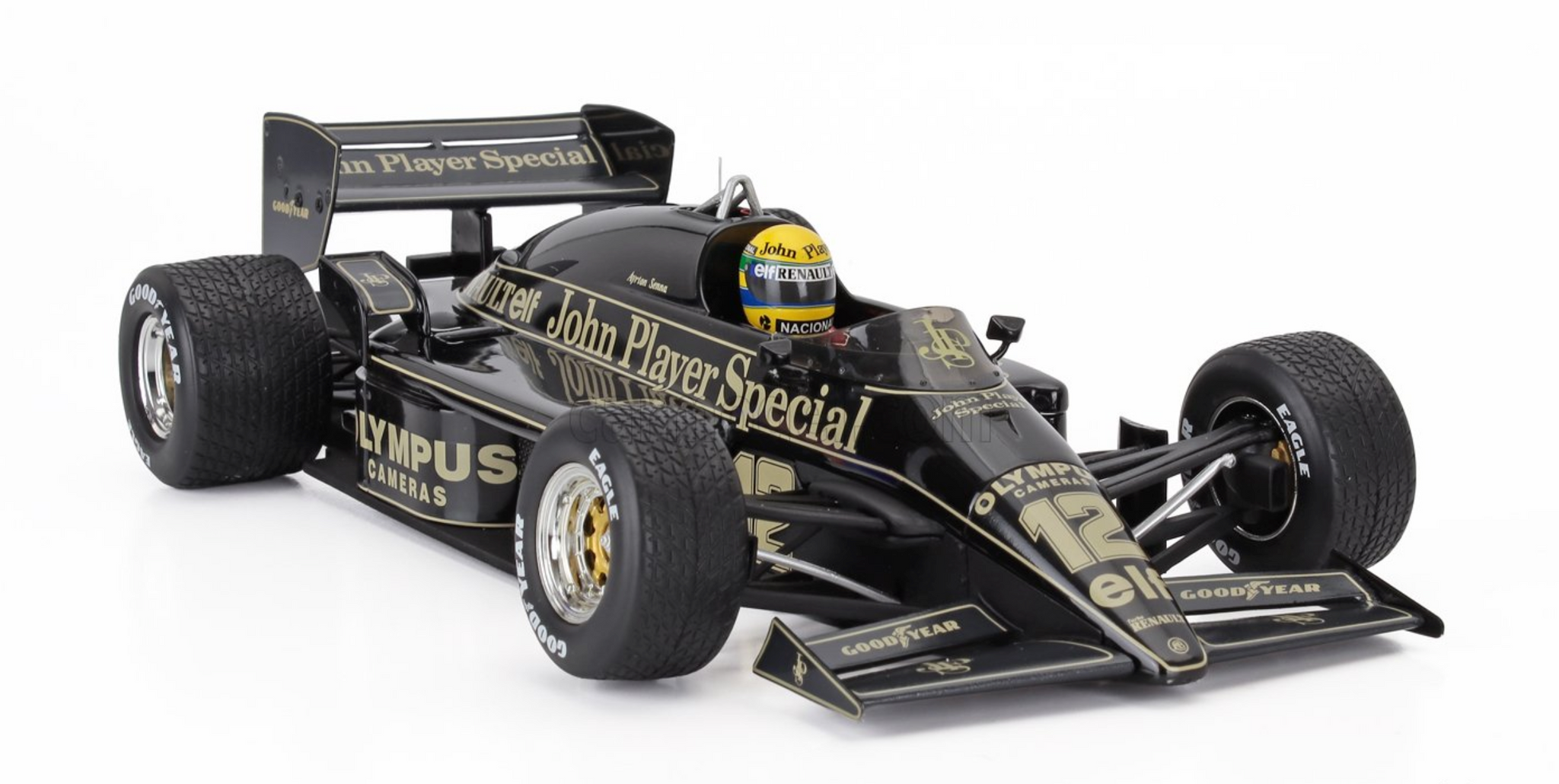 1:18 1985 Ayrton Senna -- Portugal GP Winner -- #12 Lotus 97T -- Premi 1:18 1985 Ayrton Senna -- Portugal GP Winner -- #12 Lotus 97T -- Premi