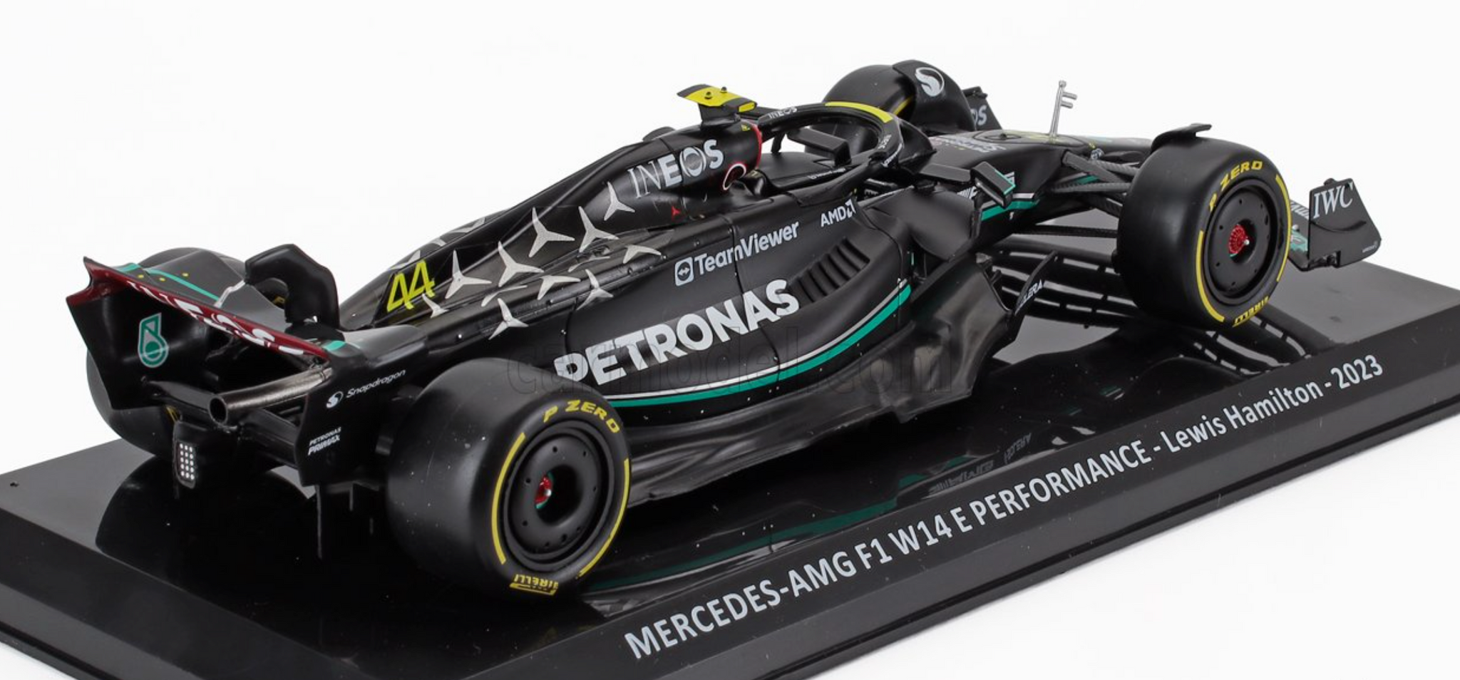 HTLNUZD Mercedes AMG W14 #44 1/24 - Maquette Lewis Hamilton - F1 En Alliage Moulé - Modèle Statique Collection