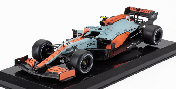 1:24 2021 Lando Norris -- Monaco GP -- #4 McLaren MCL35 -- Atlas/Edicola F1