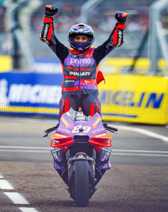 (Pre-Order) 1:12 2024 MotoGP -- French GP Winner -- Jorge Martin -- #89 Ducati Desmosedici GP24 -- KILOWorks