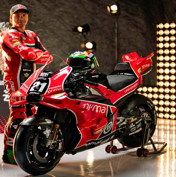 (Pre-Order) 1:12 2024 MotoGP -- British GP -- Franco Morbidelli -- #21 Ducati Desmosedici GP24 -- KILOWorks