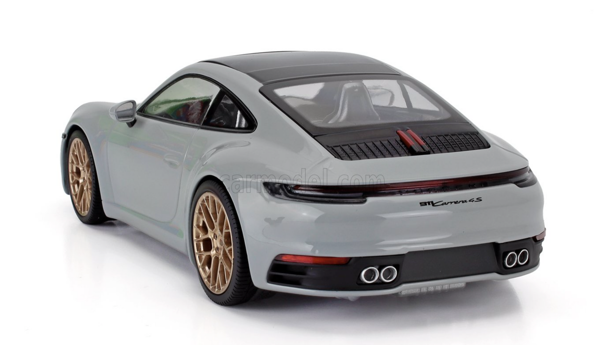 1:18 Porsche 911 (992) Carrera 4S Coupe 2023 -- Chalk Grey -- Minicham