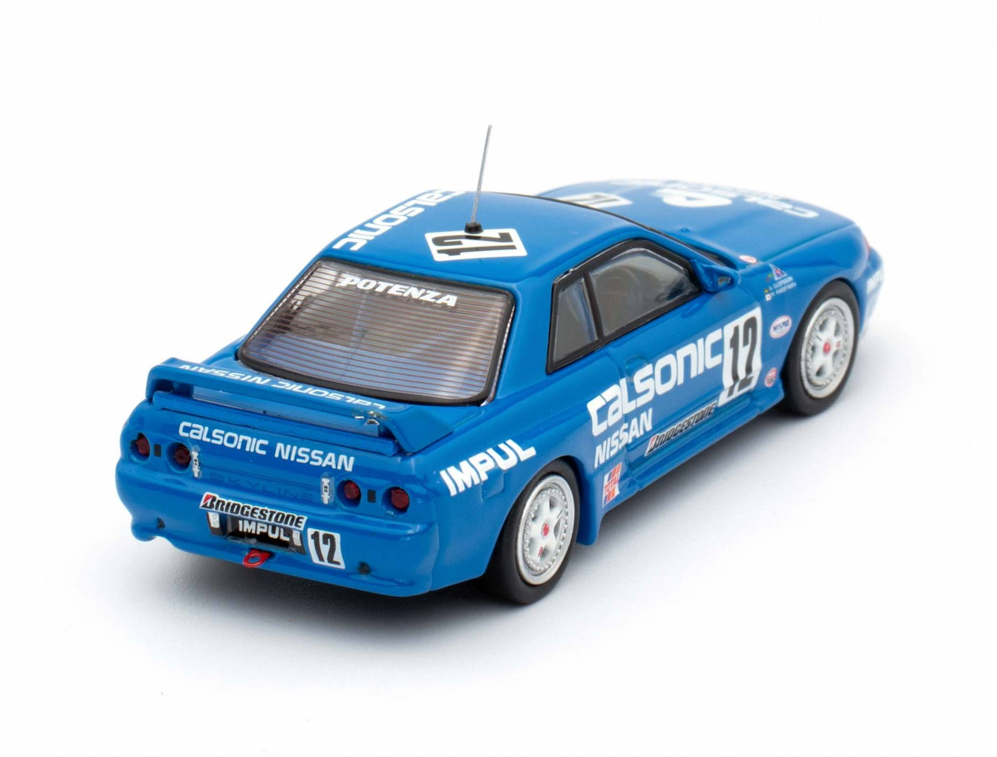 1:64 Nissan Skyline GT-R (R32) -- #12 1993 JTC Calsonic Racing Team --