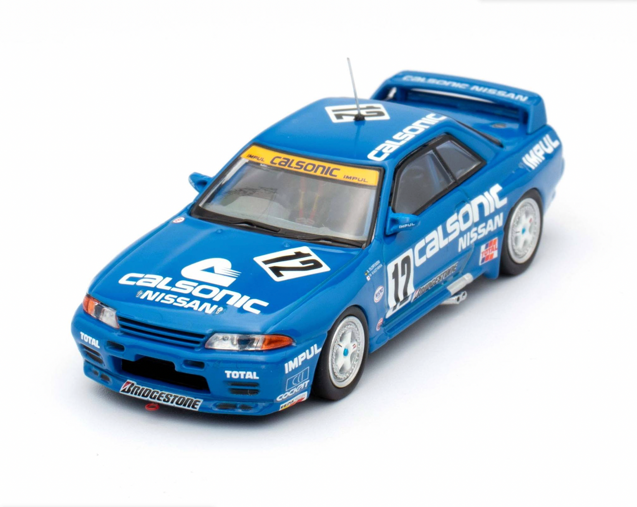 1:64 Nissan Skyline GT-R (R32) -- #12 1993 JTC Calsonic Racing Team --