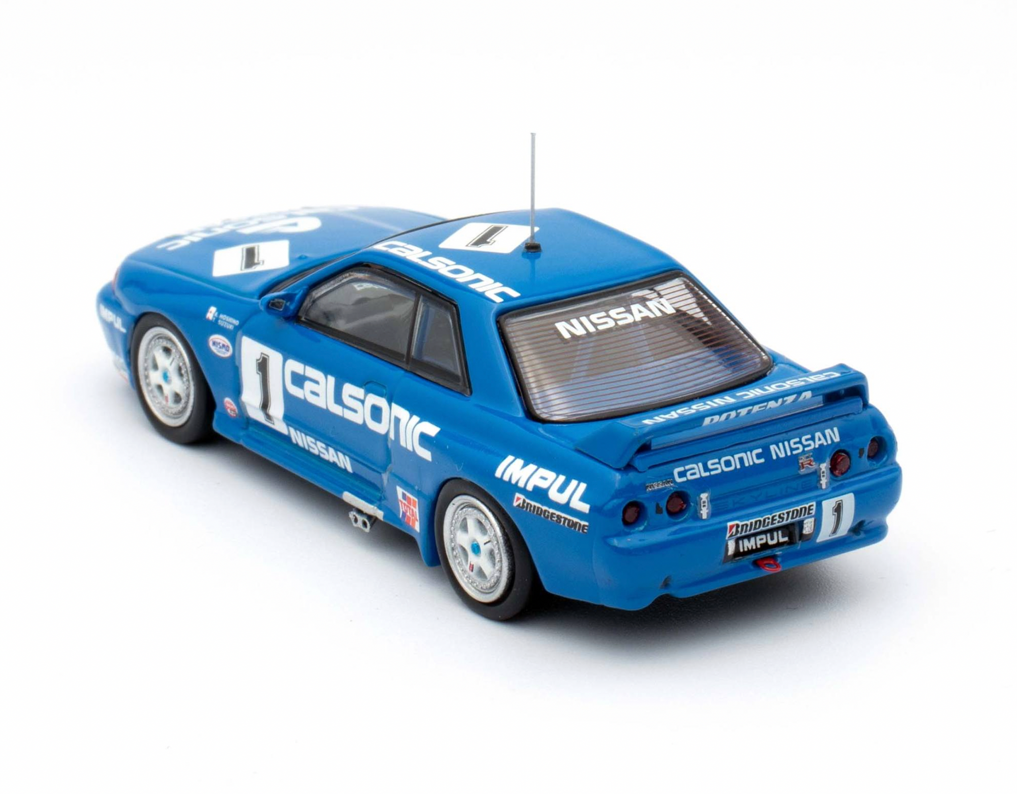1:64 Nissan Skyline GT-R (R32) -- #1 1991 JTC Calsonic Racing Team --