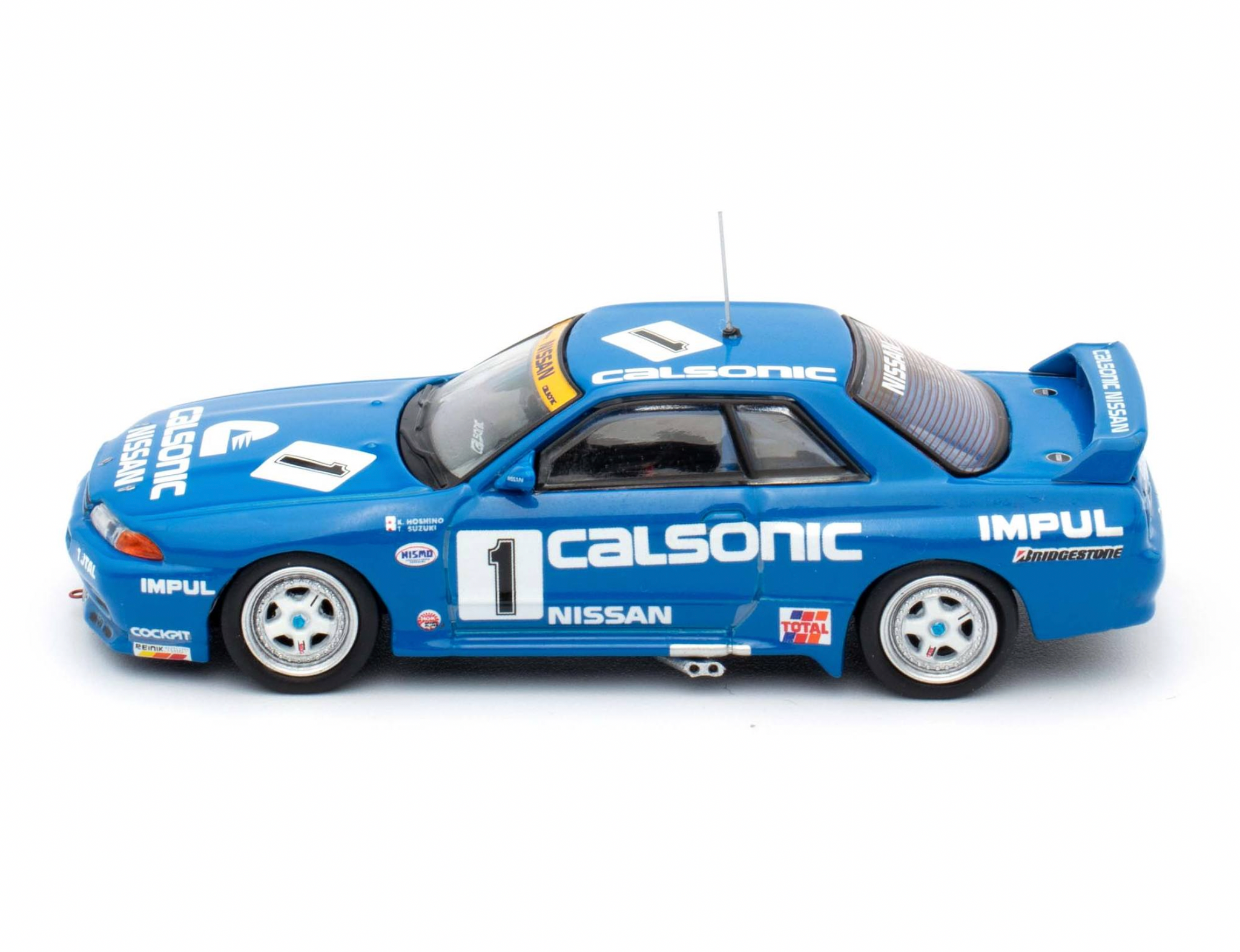 1:64 Nissan Skyline GT-R (R32) -- #1 1991 JTC Calsonic Racing Team --