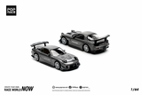 1:64 Mazda RX-7 (FD3S) RE-AMEMIYA Widebody -- Gun Metal Grey -- Pop Race
