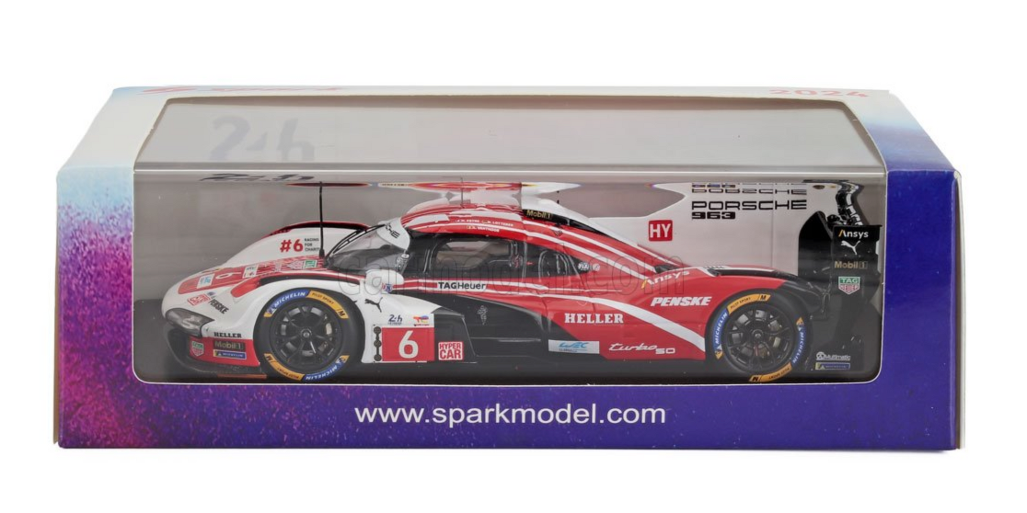 1:43 2024 Le Mans 24h -- #6 Penske Porsche 963 -- Spark 1:43 2024 Le Mans 24h -- #6 Penske Porsche 963 -- Spark