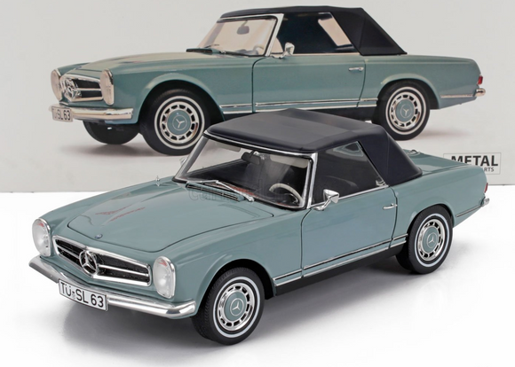1:18 Mercedes-Benz 280SL Pagoda Spider (W113) 1963 -- Grey -- Schuco