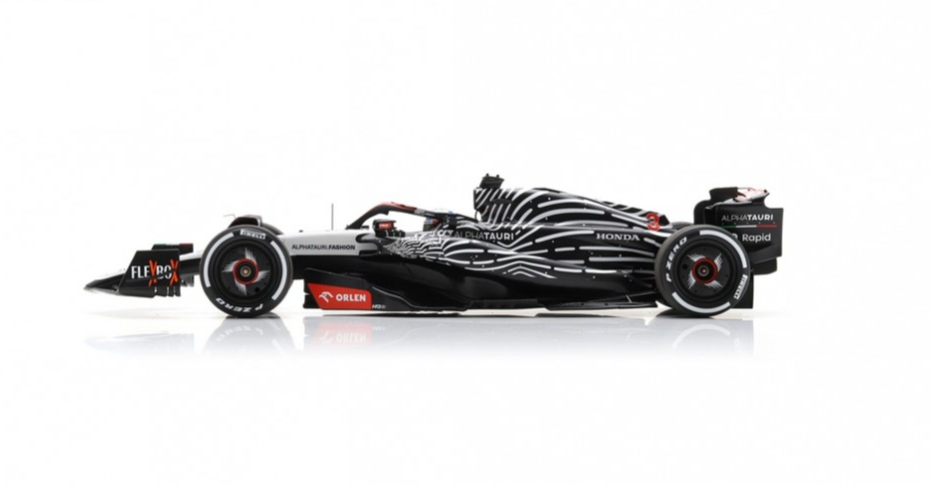 AlphaTauri AT04 ミニカー 2023 Las Vegas GP 1:18 2023 Daniel Ricciardo - Las Vegas GP - Scuderia Alphatauri AT04 -