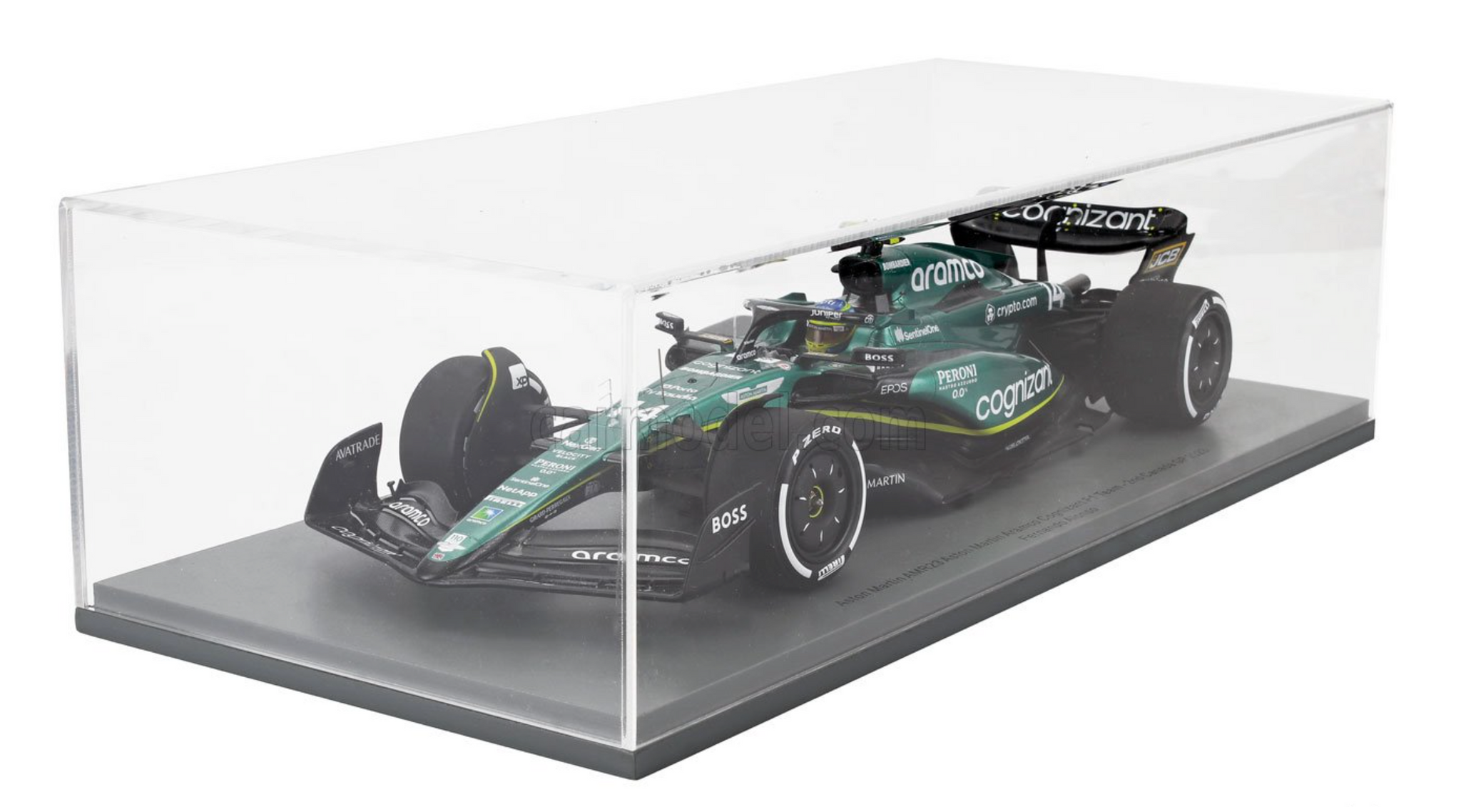 Fernando Alonso Aston Martin AMR23 n° 14 2ème GP Monaco 2023 F1 1/18 Spark Fernando Alonso Aston Martin AMR23 n° 14 2ème GP Monaco 2023 F1 1/18 Spark