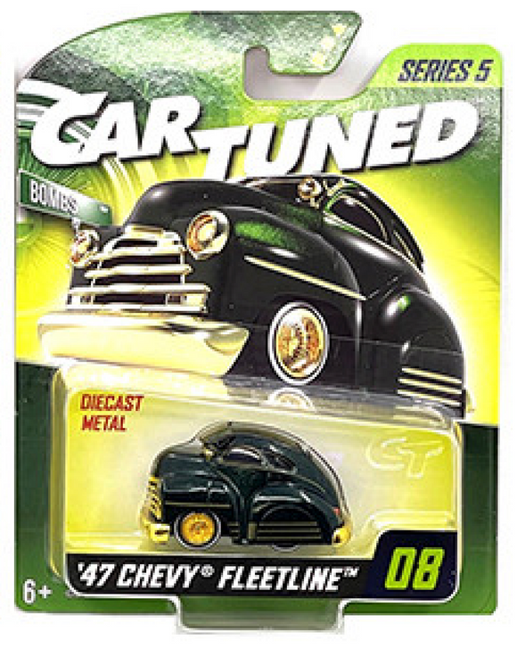 1:64 1947 Chevrolet Fleetline -- Green Metallic -- CarTuned: Mainline Series 5