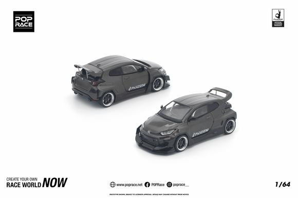 (Pre-Order) 1:64 Toyota GR Yaris PANDEM -- Carbon Edition -- Pop Race