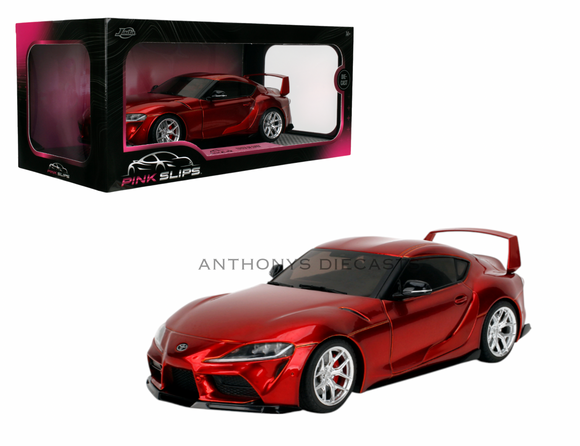 1:18 Toyota GR Supra (A90) -- Red Metallic -- JADA: Pink Slips