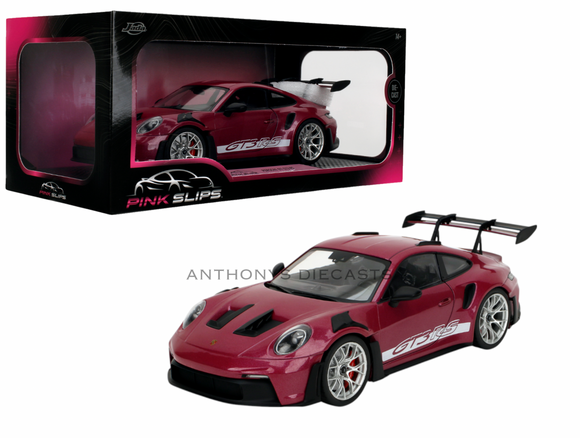 1:18 Porsche 911 GT3 RS -- Burgundy -- JADA: Pink Slips