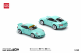 1:64 RWB 997 -- "Tiffany" Blue -- Pop Race Porsche 911
