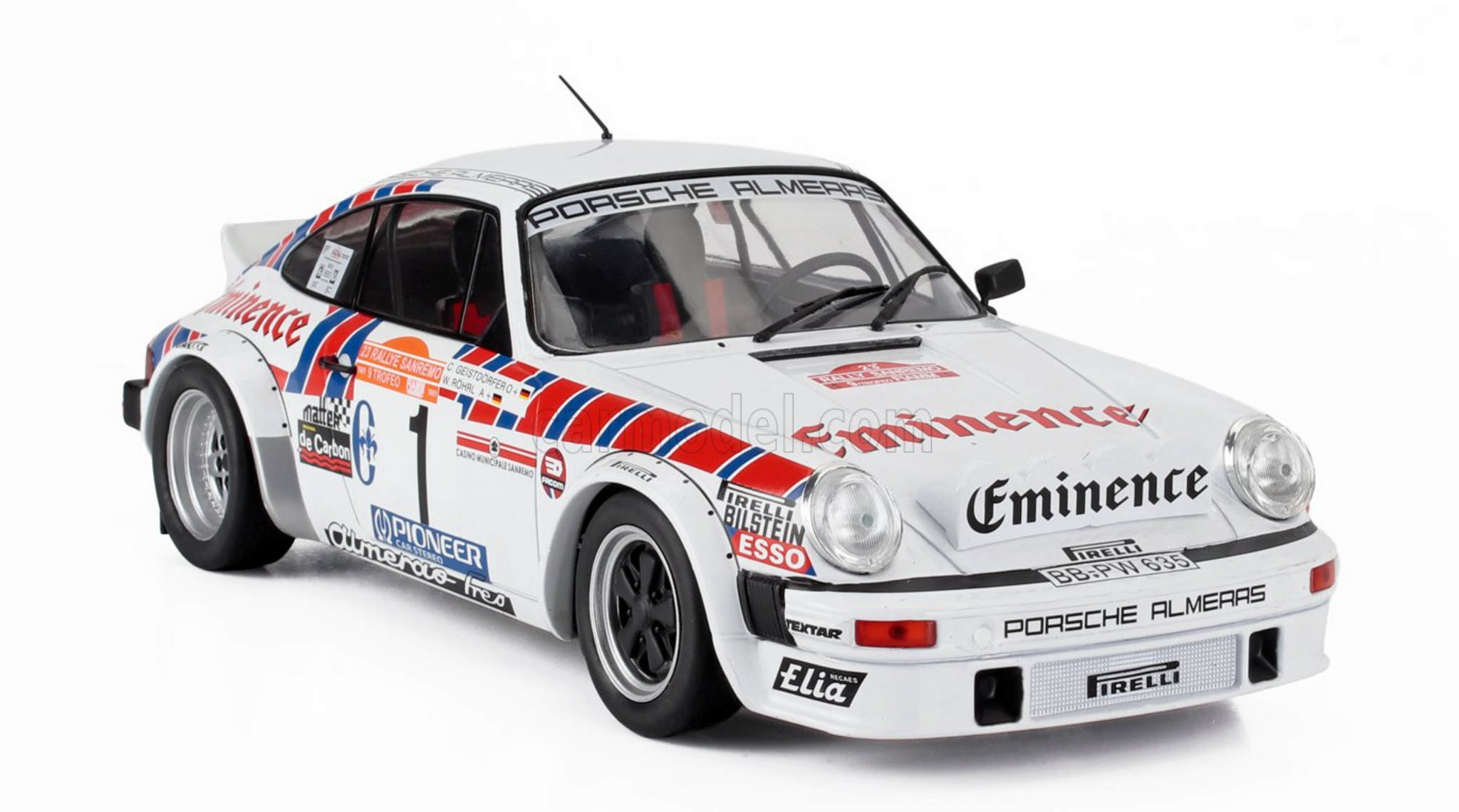 1:18 1981 Sanremo Rally -- Walter Rohrl -- #1 Porsche 911 SC -- Werk83