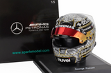 1:5 Helmet -- George Russell - 2025 China GP -- Mercedes -- Spark F1