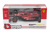 1:43 2024 Charles LeClerc -- Monaco GP Winner -- #16 Ferrari SF-24 -- Bburago F1