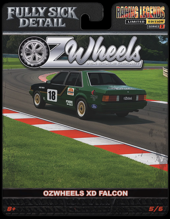 1:64 Ford XD Falcon -- #18 OzWheels Racing -- Oz Wheels