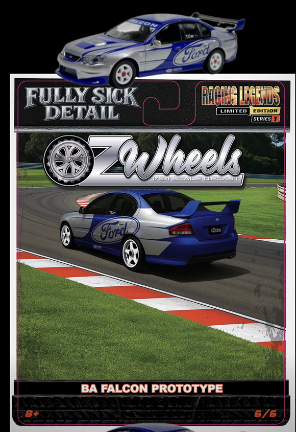 1:64 Ford BA Falcon T1 -- V8 Supercars Prototype -- Oz Wheels