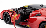1:18 Ferrari SF90XX -- #51 Red/Yellow - 24h Le Mans Winner Tribute -- Bburago