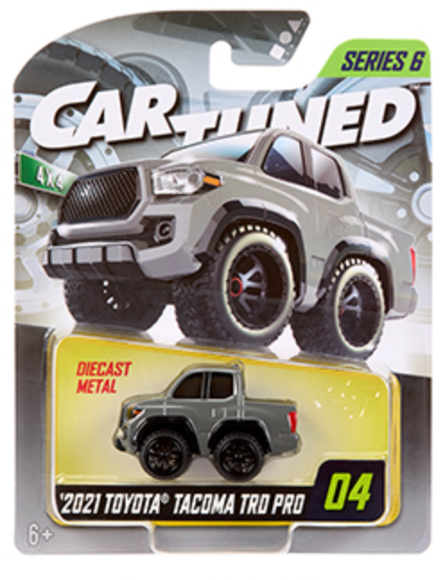 1:64 2021 Toyota Tacoma TRD Pro (4X4) -- Grey -- CarTuned: Mainline Series 6