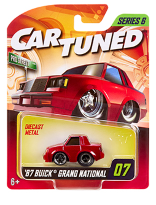1:64 1987 Buick Grand National -- Metallic Red -- CarTuned: Mainline Series 6