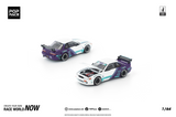 (Pre-Order) 1:64 Nissan Silvia S13 PANDEM -- White/Purple -- Pop Race