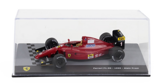 1:43 1990 Alain Prost -- #1 Ferrari F1-90 -- Atlas/Edicola F1