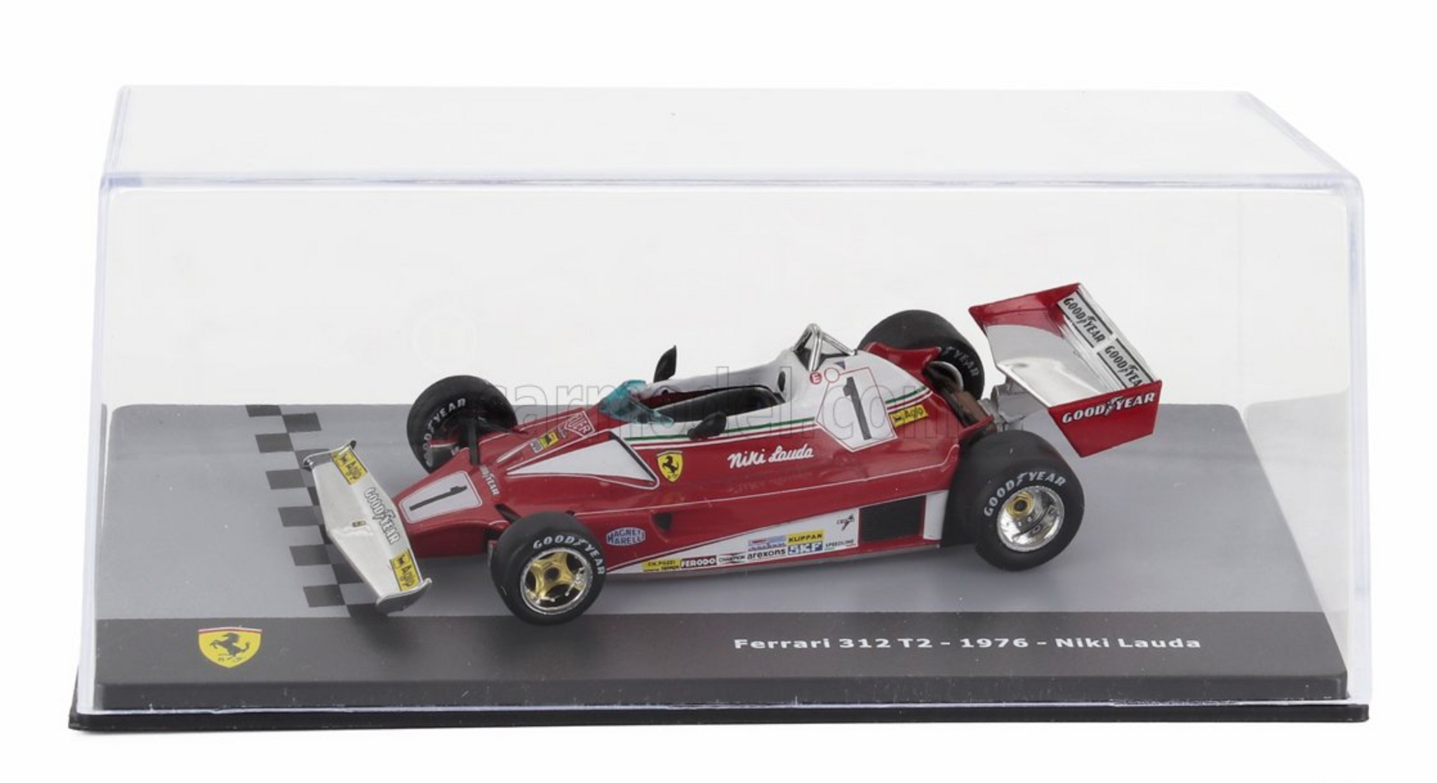 1:43 1976 Niki Lauda -- #1 Ferrari 312 T2 -- Atlas/Edicola F1
