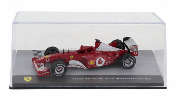 1:43 2003 World Champion Michael Schumacher -- Ferrari F2003 -- Atlas/Edicola F1